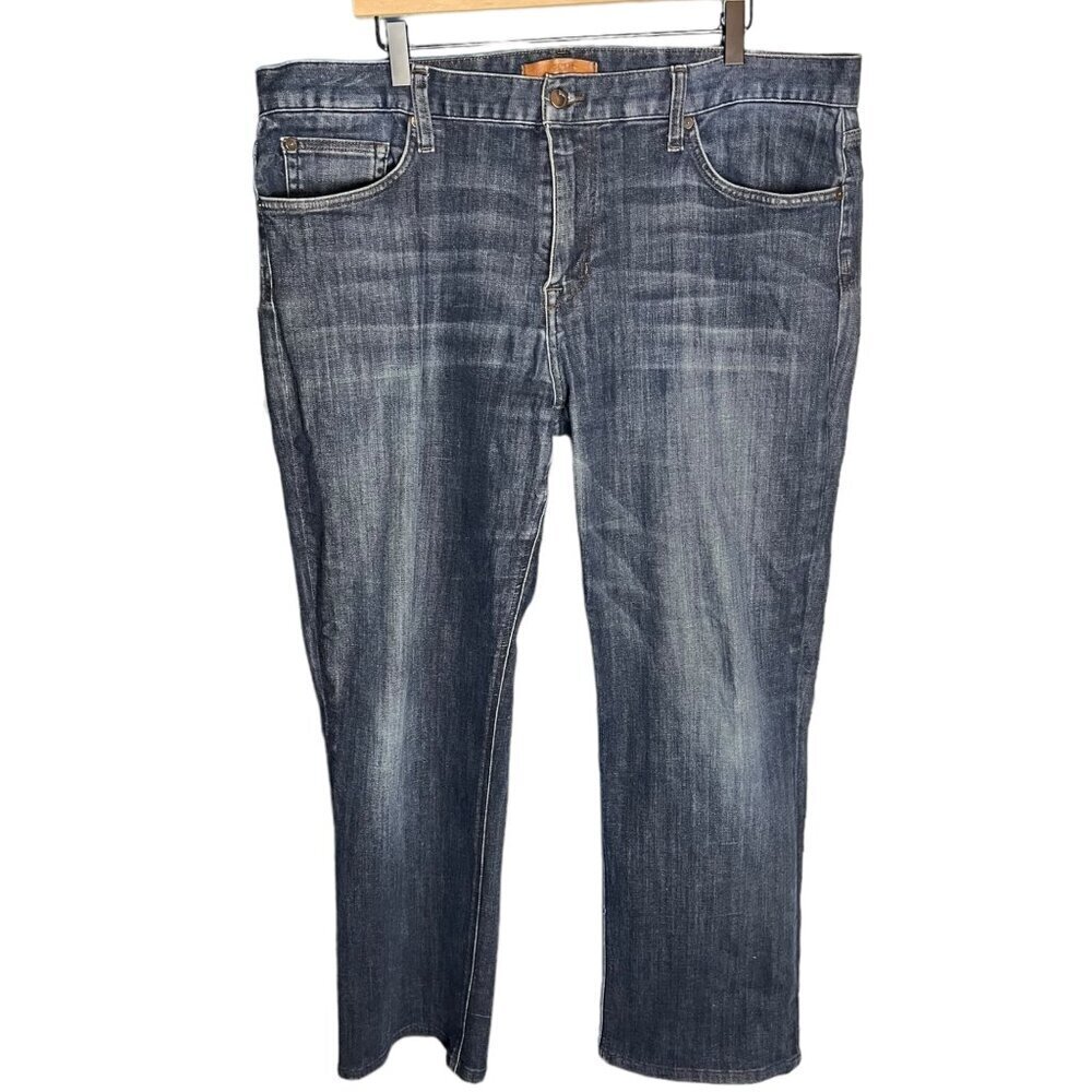 Joes Jeans Men's 38 Kyle The Rebel Relaxed Fit Jean Dark Distressed Wash Stretch